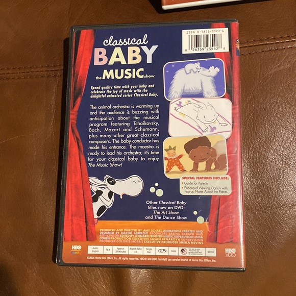 🌻5 for $15🏷️ • HBO presents Classical Baby 3 DVD Lot - Art, Music, and Poetry - Picture 6 of 10